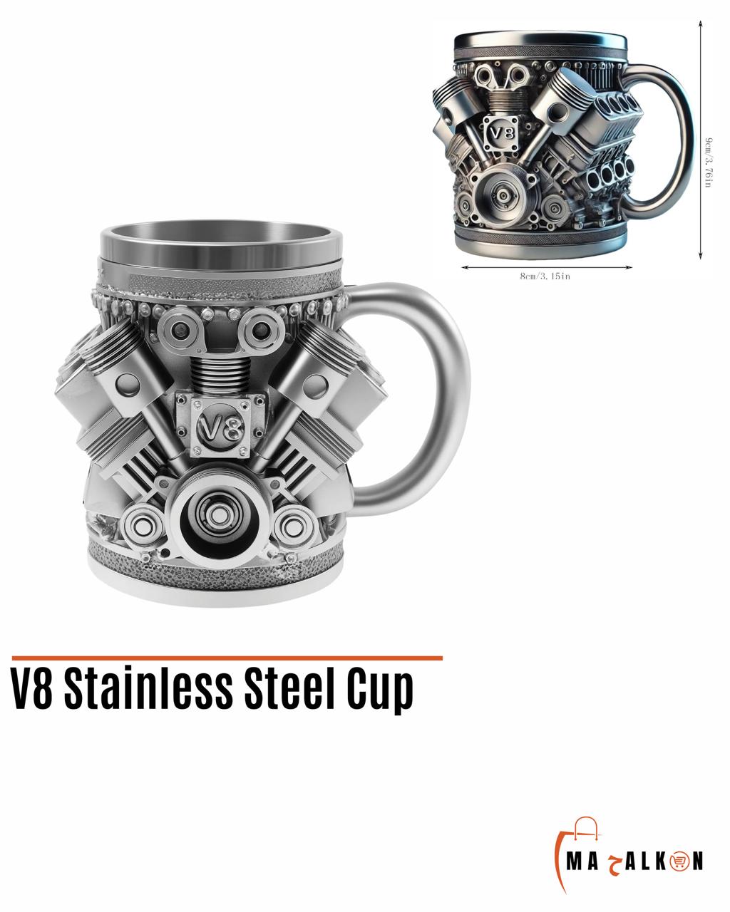 V8 Steinless Mug