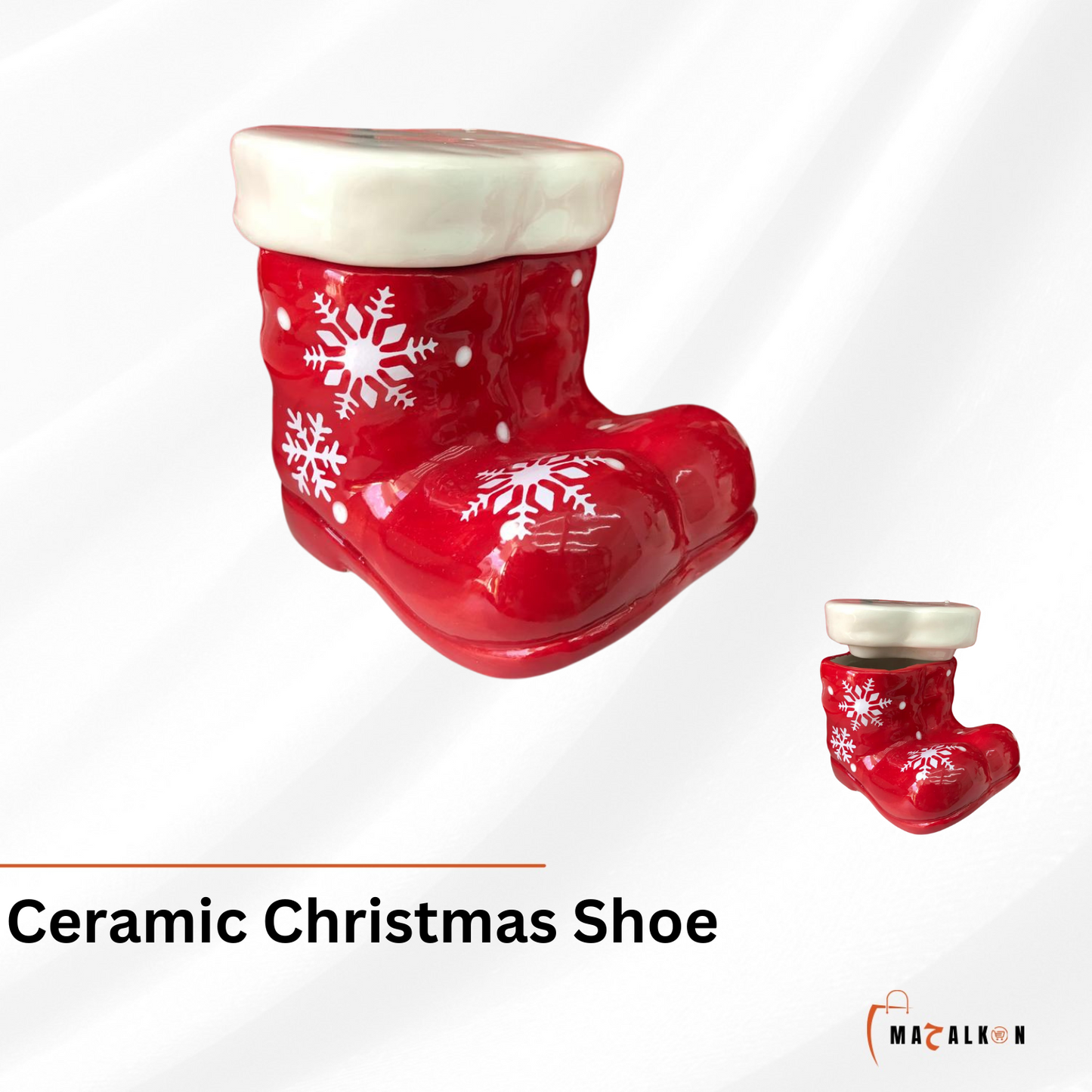 Christmas Ceramic Shoe