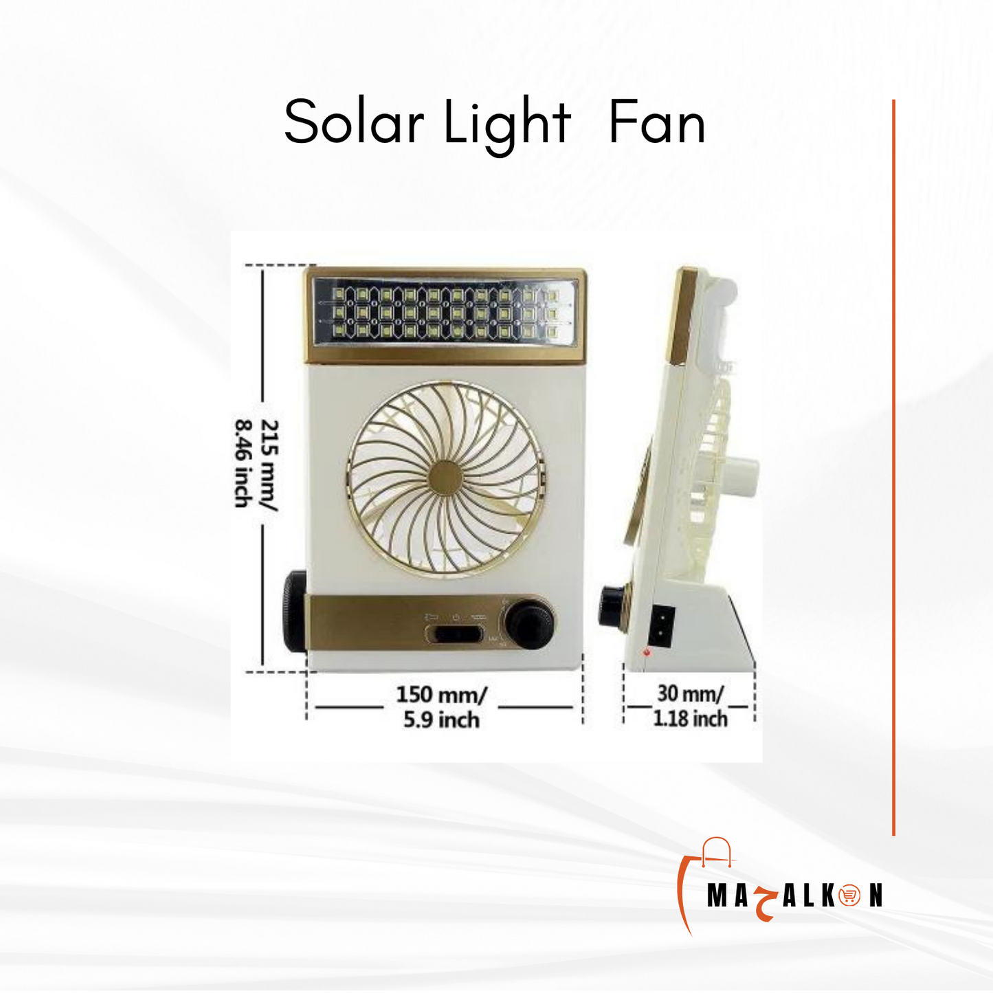 Solar Light Fan