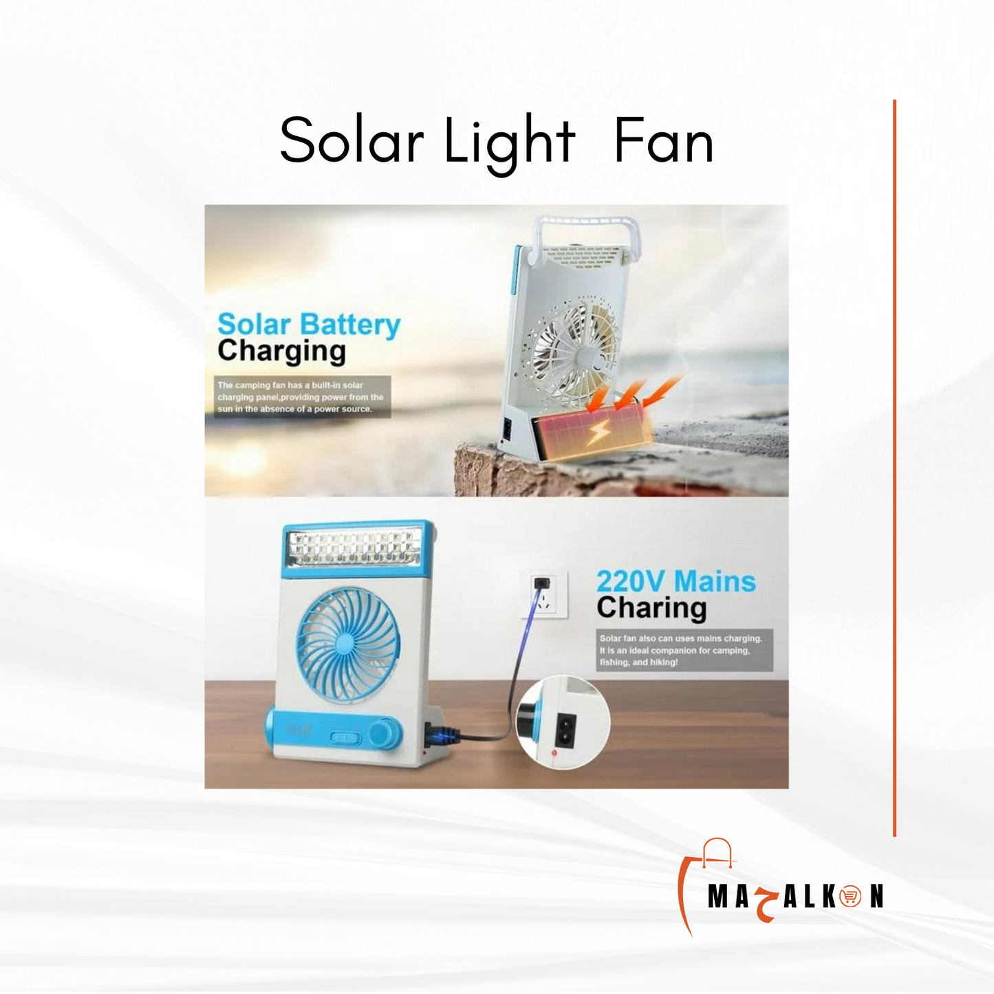 Solar Light Fan