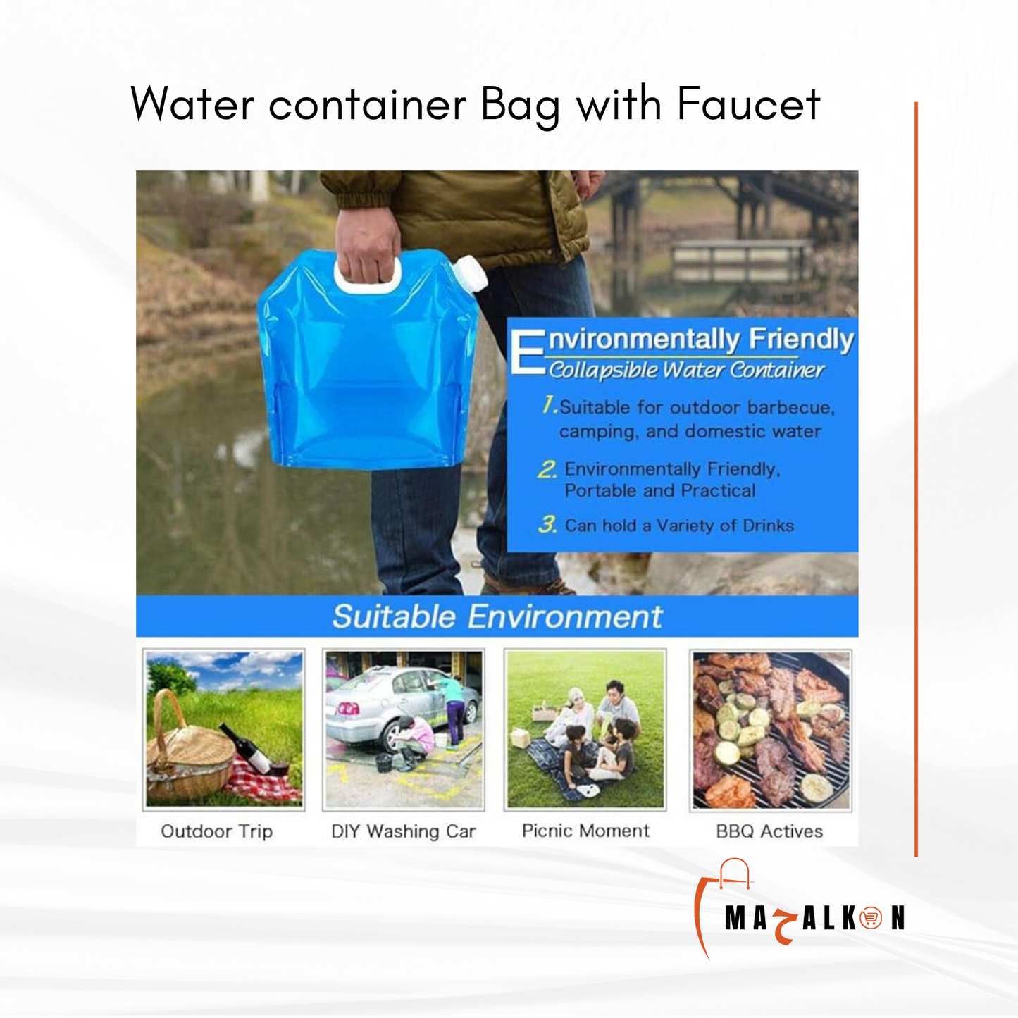 Water container Outdoor Bag with Faucet