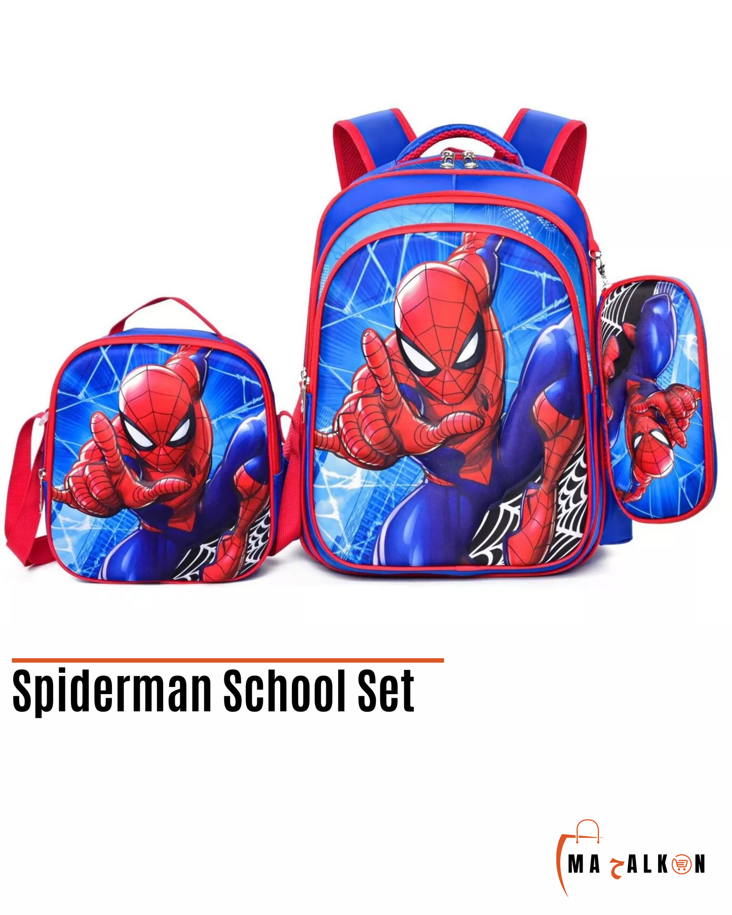 Spiderman School Set