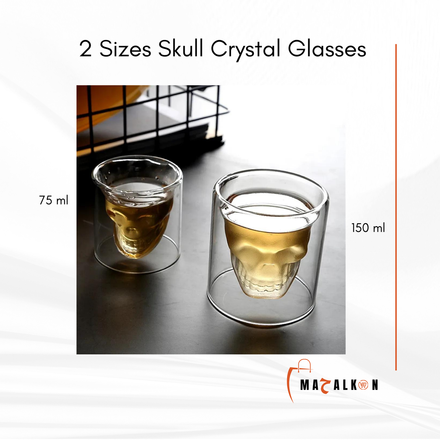 Skull Glass 150ml