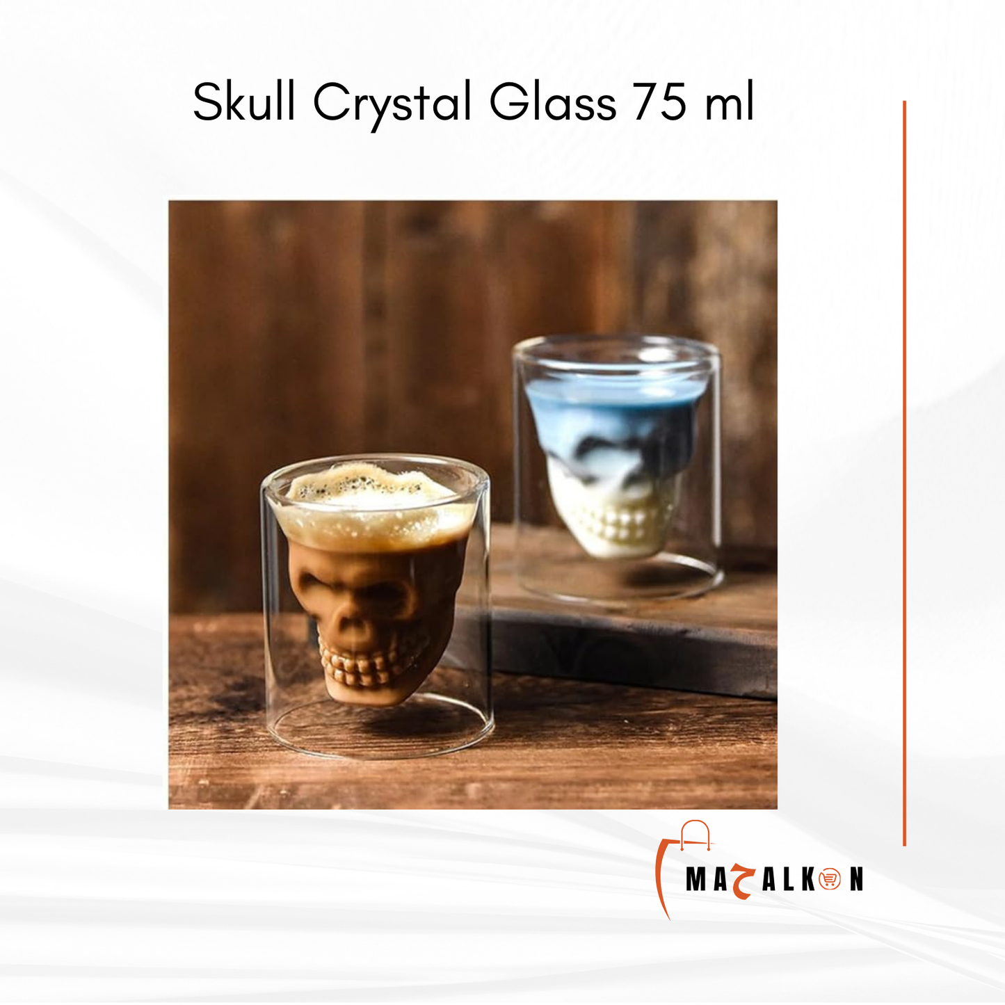 Skull Glass 75ml