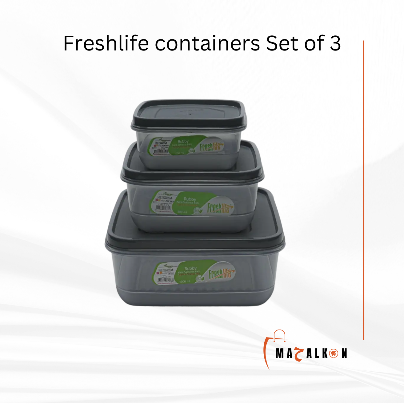 Rectangular Storage box 3 pcs