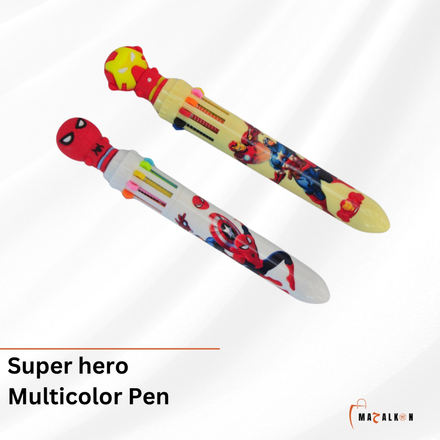 Super Hero multicolor pen