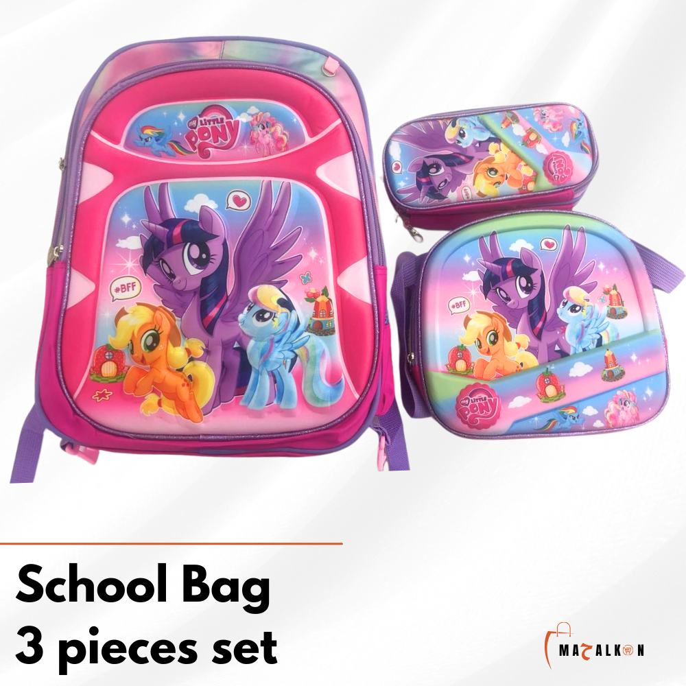 Pony School Bag 3 pieces