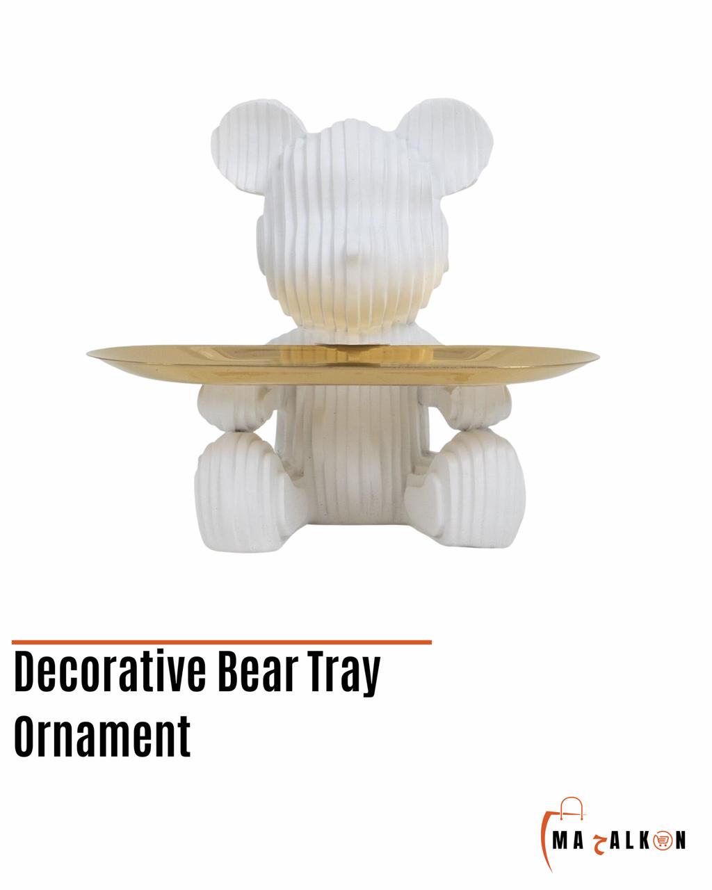 decorative bear tray