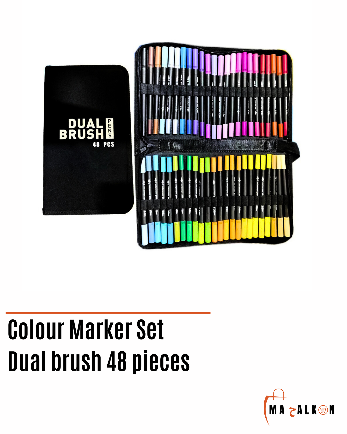 Colour Marker Dual Brush 48PCS