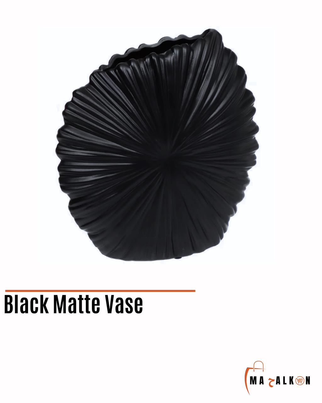Black Matte Vase