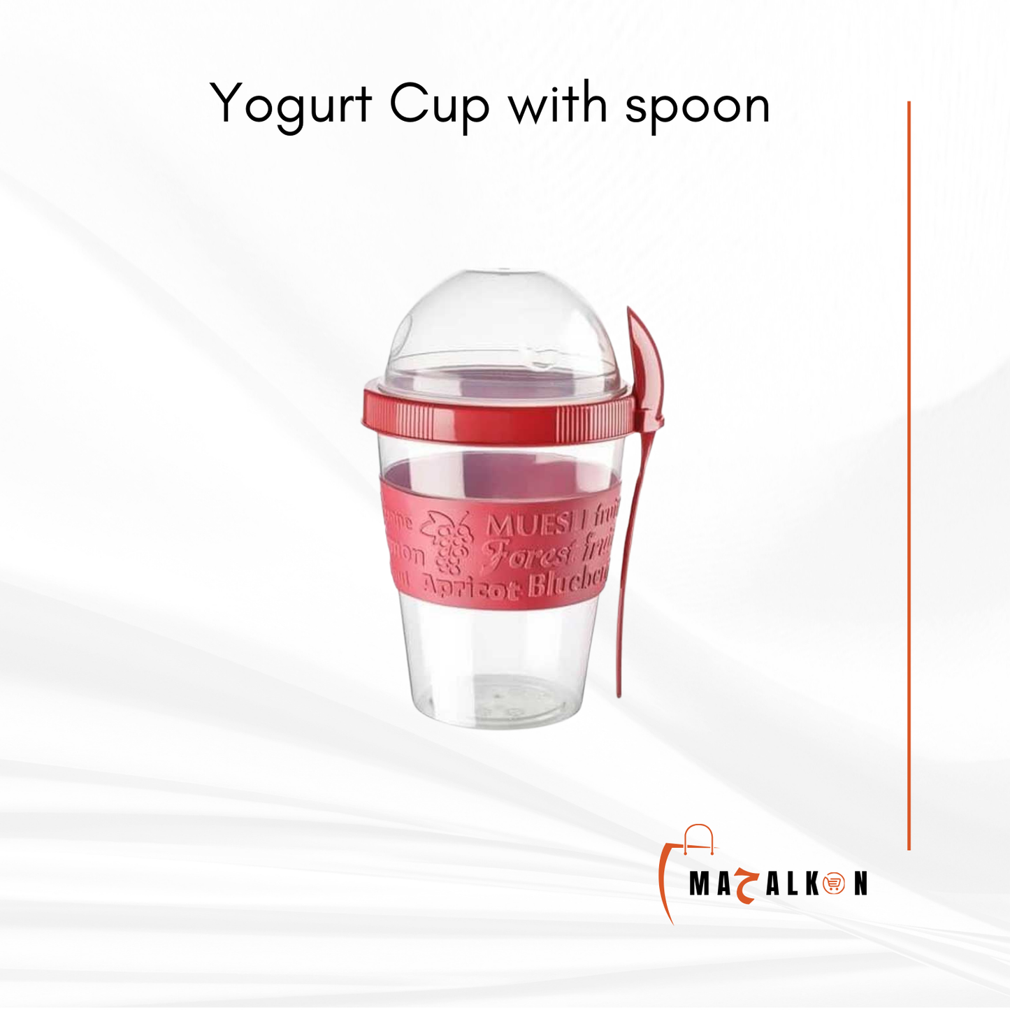 Yogurt Cup with Spoon