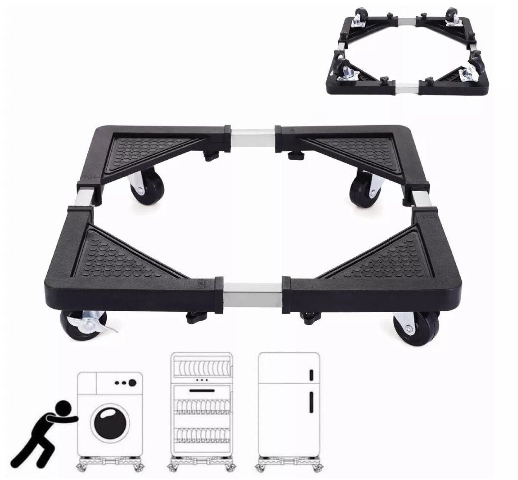 Adjustable base with wheels