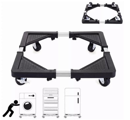 Adjustable base with wheels