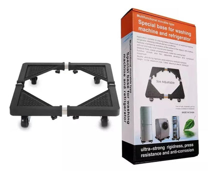 Adjustable base with wheels