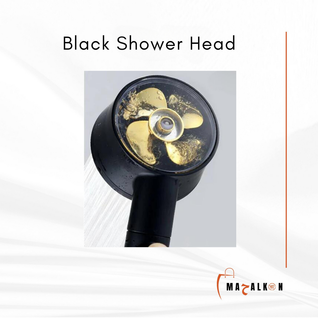 Black Shower Head