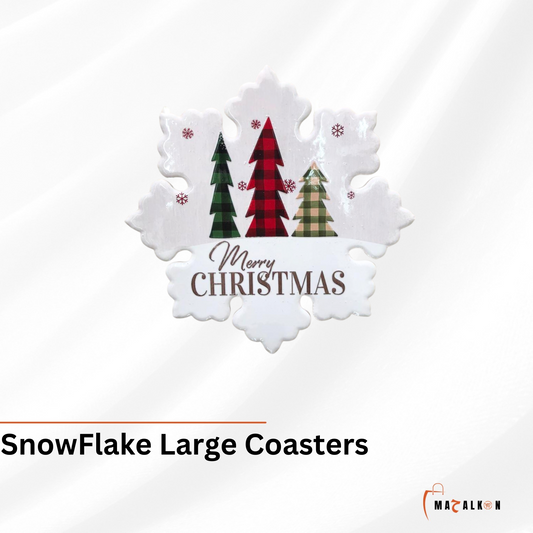 Snow Flake Large Coaster