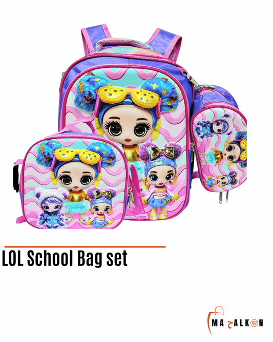 LOL School Bag set