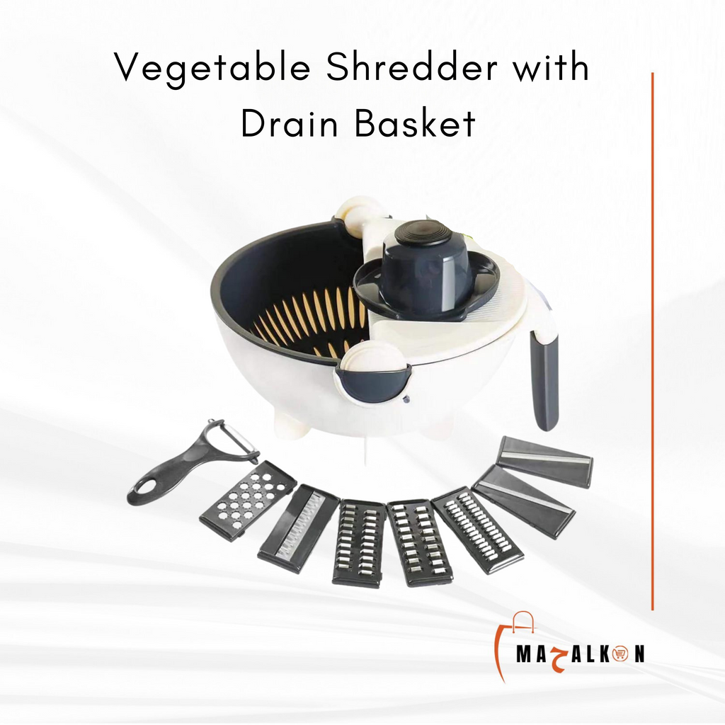 Vegetable Shredder with Drain Basket