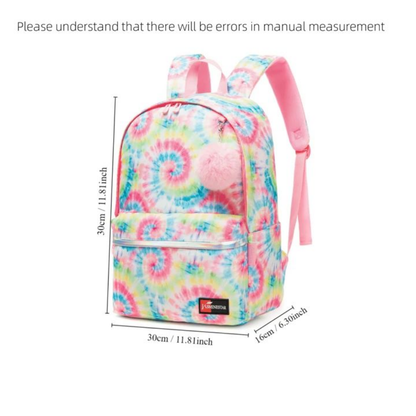 Colorful 2 pieces school bag