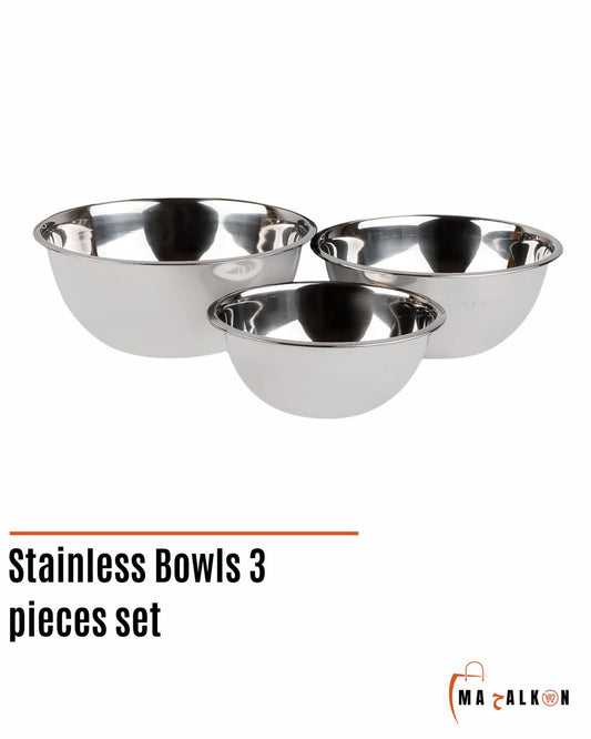 Steinless Bowls 3 Pieces