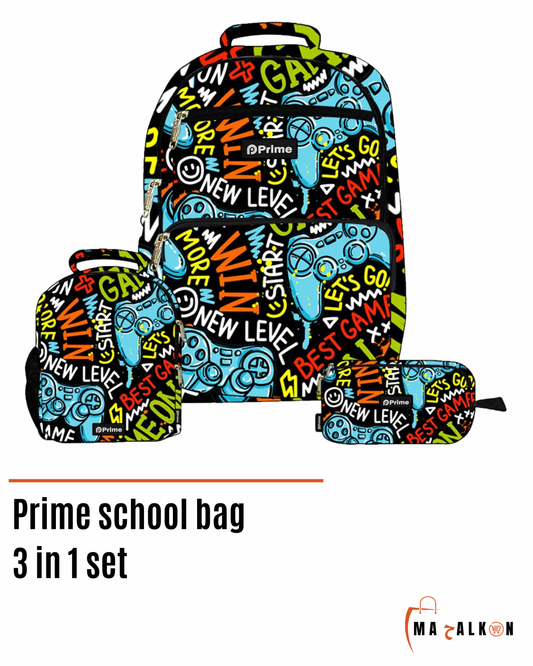 Prime school bag 3 pieces
