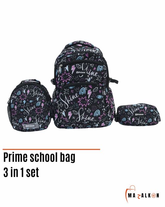 Prime school bag 3 pieces