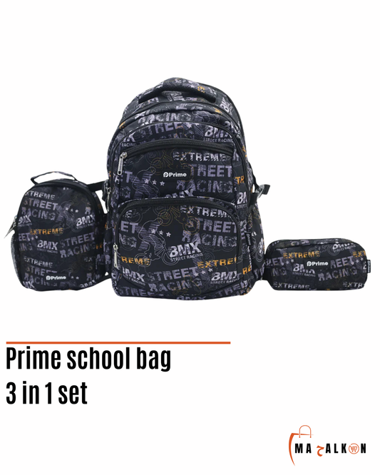 Prime school bag 3 pieces