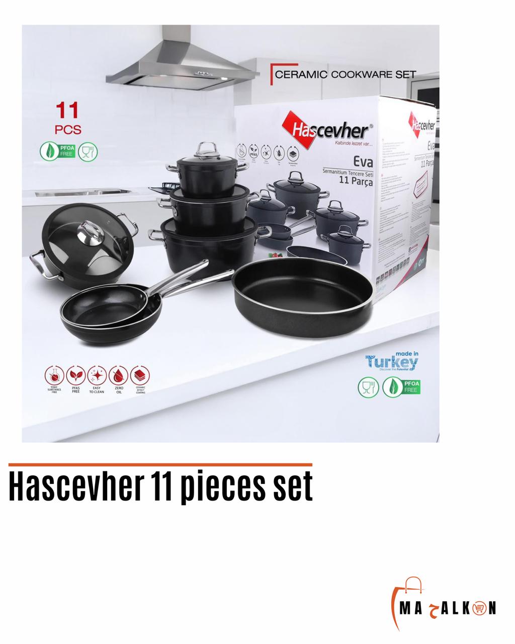 Hascevher 11 Pieces Set