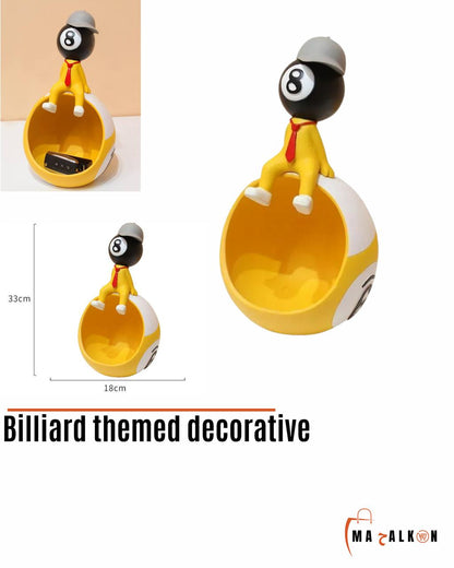 Billiard themed decorative